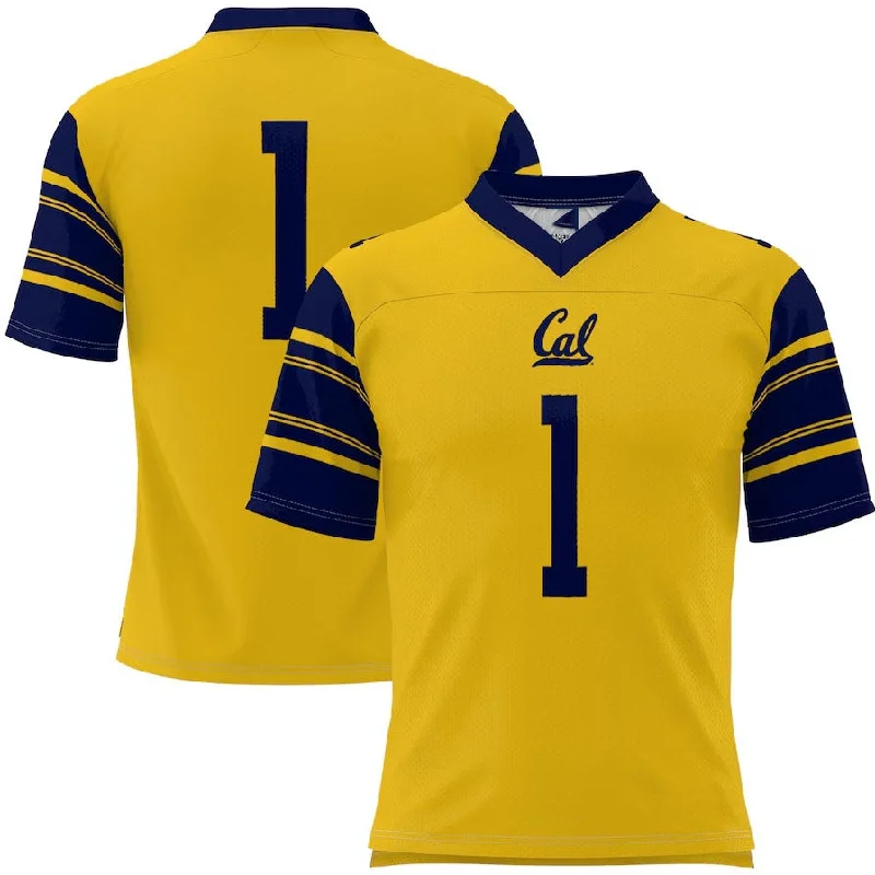 Exclusive Football Jersey-#1 C.Bears GameDay Greats Football Jersey - Gold American College Jerseys