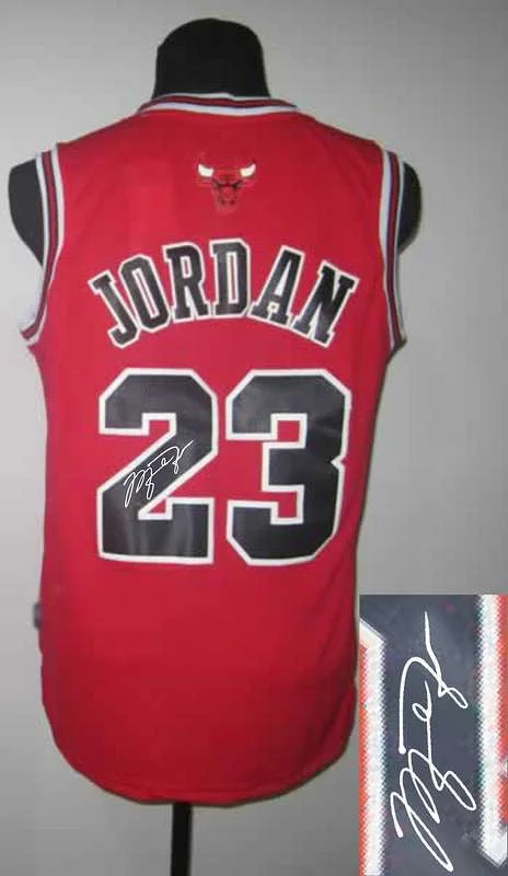 Championship Basketball Jersey-Bulls 23 Jordan Red Signature Edition Basketball Jerseys