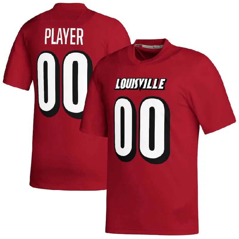 Football Commentator Jersey-Custom L.Cardinals Pick-A-Player NIL Replica Football Jersey Red American Stitched College Jerseys