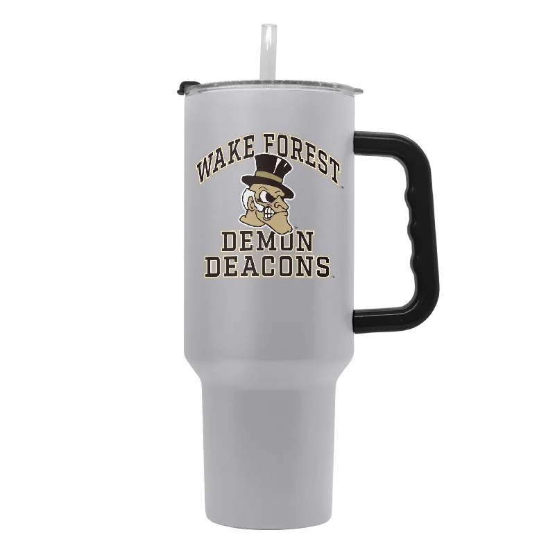 Logo Team Mug-Wake Forest 40oz Athletic Powder Coat Tumbler