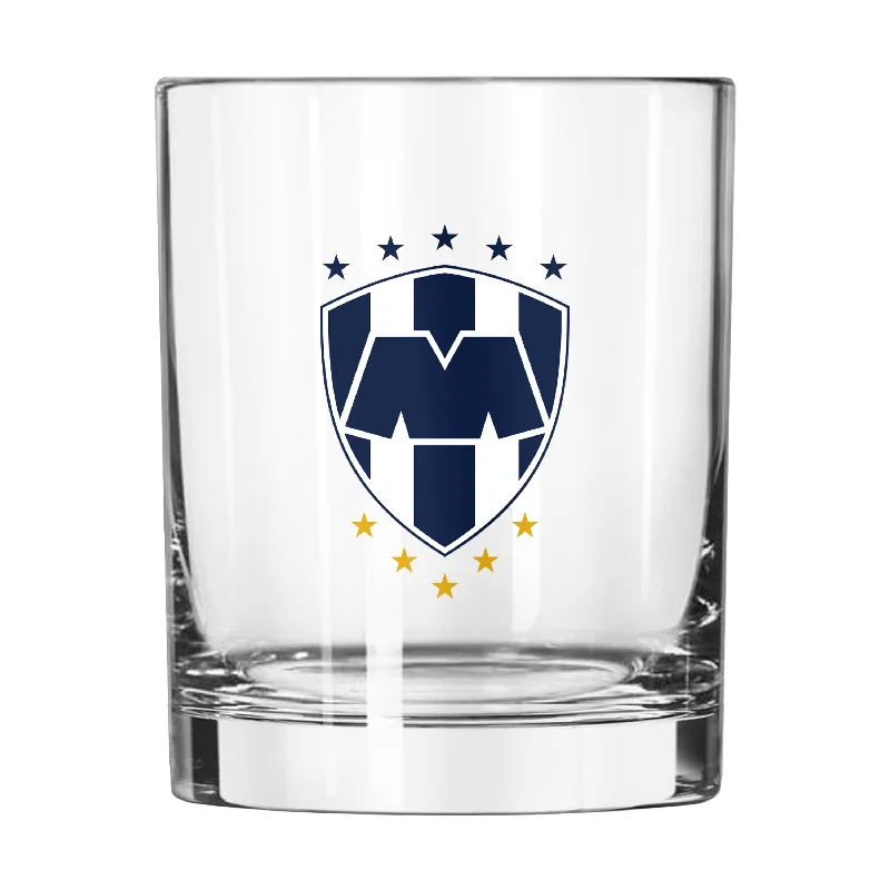 Fantasy League Team Mug-Monterrey FC 14oz Logo Rocks Glass