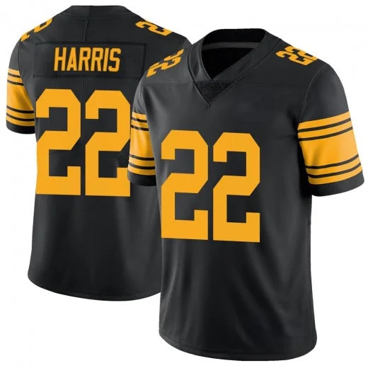 Personalized Football Jersey-P.Steelers #22 Najee Harris Personalize Football Jerseys Black Stitched