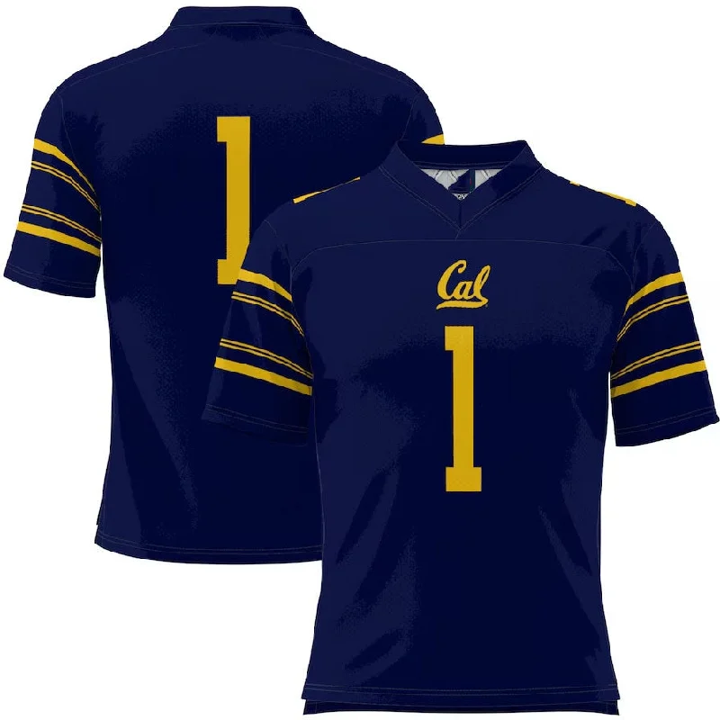 Limited Edition Football Jersey-#1 C.Bears GameDay Greats Football Jersey - Navy American College Jerseys