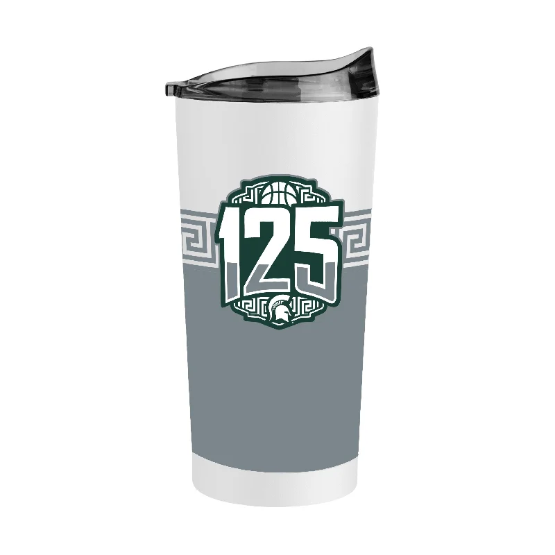 Corporate Team Mug-Michigan State Basketball 125th Anniversary 20oz Powder Coat Tumbler