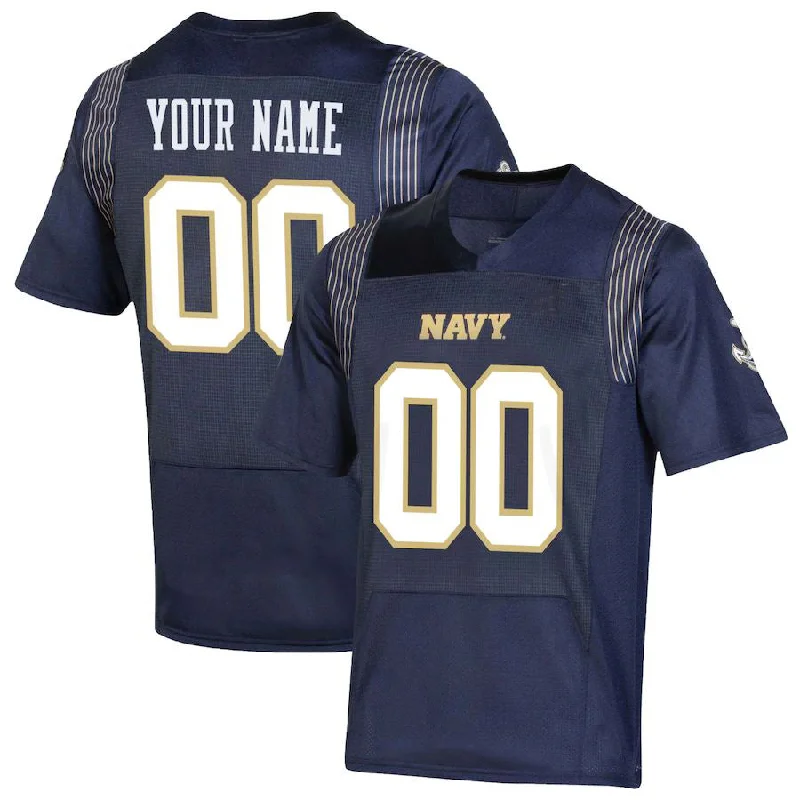 Football Culture Jersey-Custom N.Midshipmen Under Armour Custom Replica Jersey Navy Football Jersey American Stitched College Jerseys