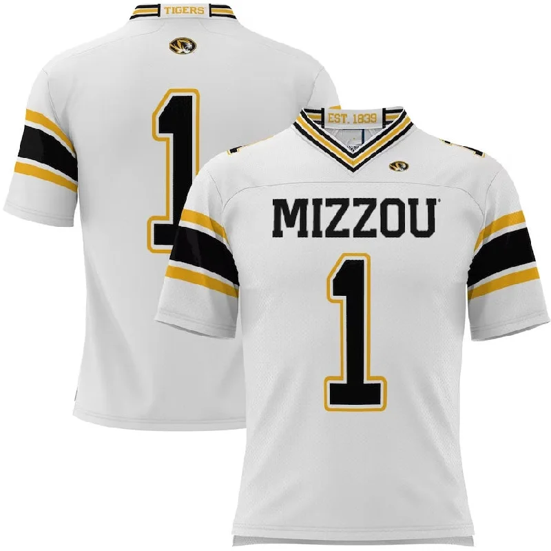 Game-Day Football Jersey-#1 M.Tigers GameDay Greats Football Jersey - White American College Jerseys