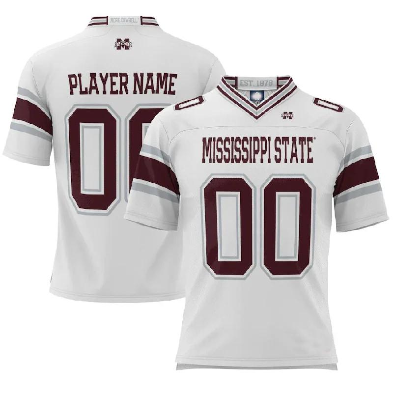 Parent-Child Football Jersey-Custom M.State ProSphere NIL Pick-A-Player Football Jersey White Football Jersey American Stitched College Jerseys