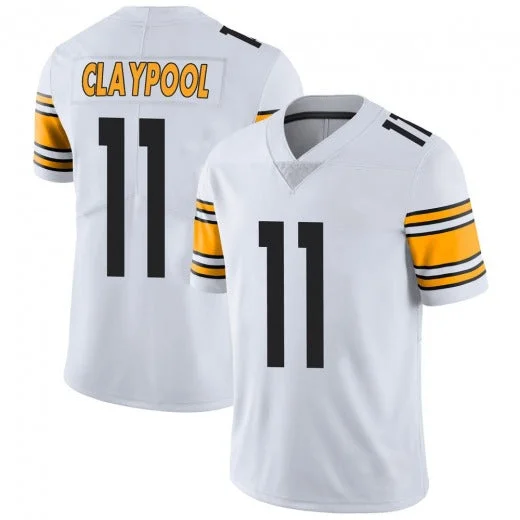 Embroidered Football Jersey-Personalized Football Jersey For Men Chase Claypool White Of P.Steelers Jerseys #11