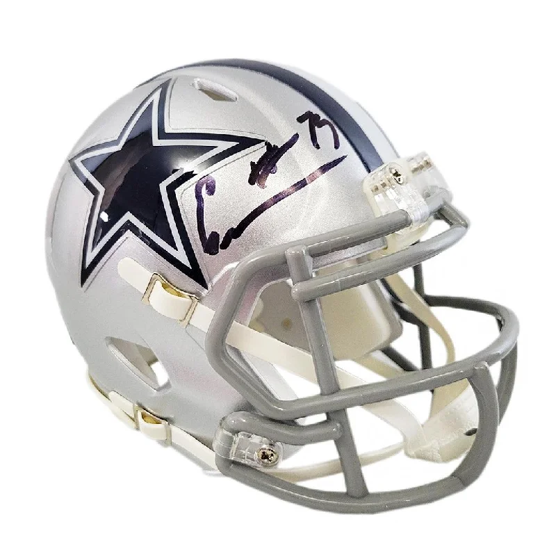 Rugby Practice Session Helmet-Erik Williams Signed Dallas Cowboys Speed Mini Football Helmet (JSA)