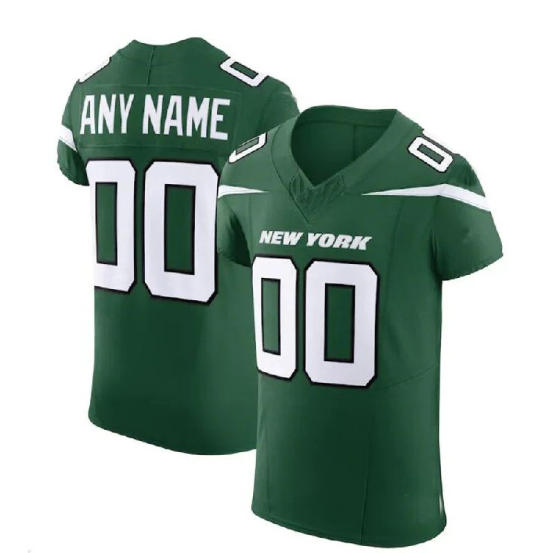 Breathable Football Jersey-Custom NY.Jets Gotham Green Vapor F.U.S.E. Elite Jersey Stitched Jersey Football Jersey