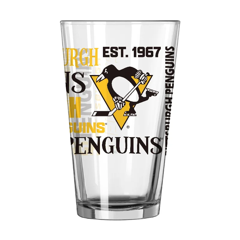 Stadium Team Mug-Pittsburgh Penguins 16oz Spirit Pint Glass