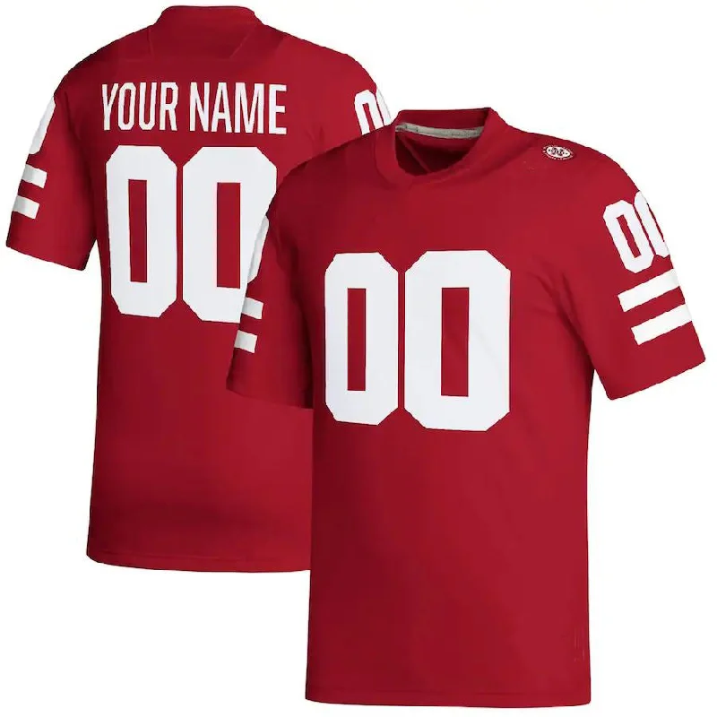 Football Legacy Jersey-Custom N.Huskers Replica Custom Football Jersey Scarlet Football Jersey American Stitched College Jerseys