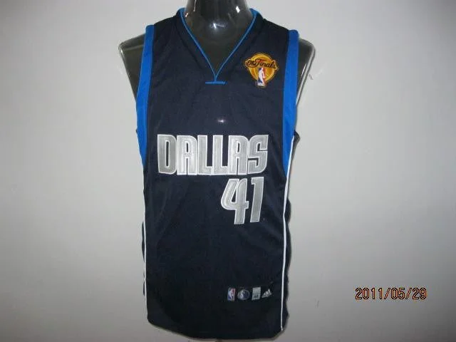 Friendship Basketball Jersey-Mavericks 41 Nowitzki Blue 2011 Fianls Basketball Jerseys