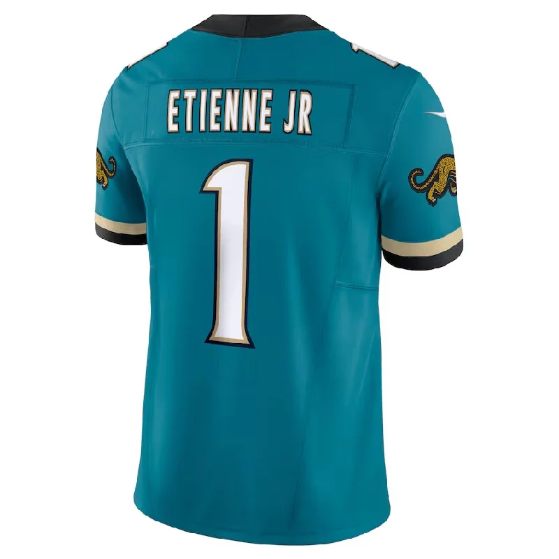 Football Franchise Jersey-J.Jaguars #1 Travis Etienne Jr Prowler Throwback Vapor F.U.S.E. Limited Jersey - Teal Football Jerseys