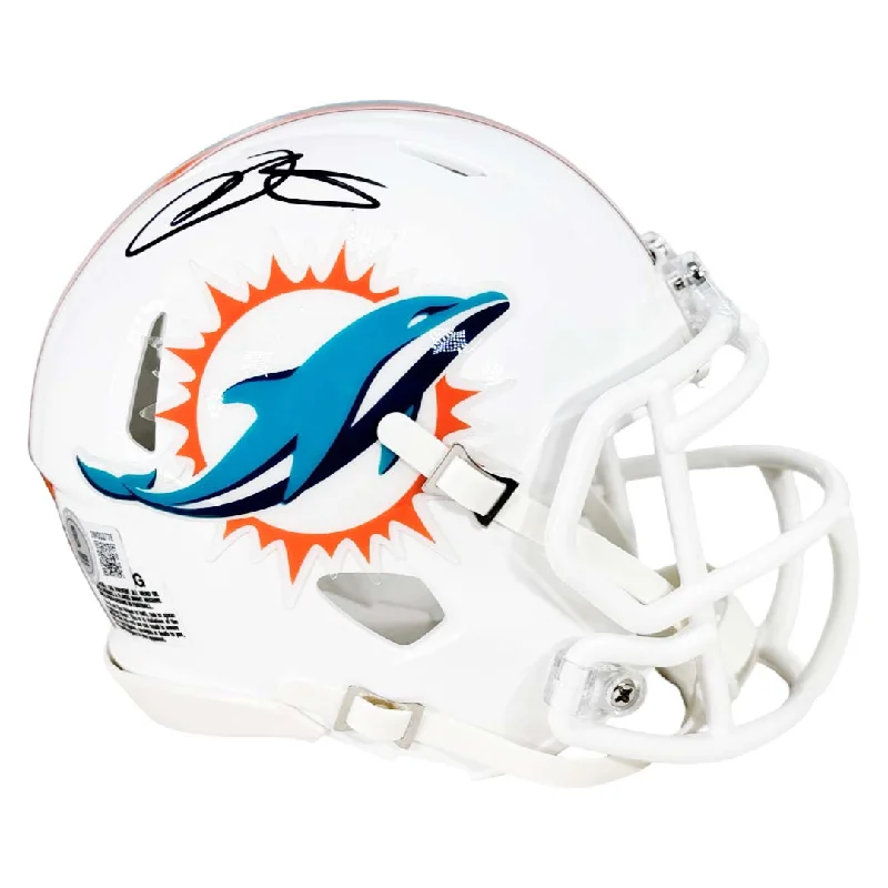 Memory Foam Rugby Helmet-Odell Beckham Jr Signed Miami Dolphins Speed Mini Football Helmet (Beckett)