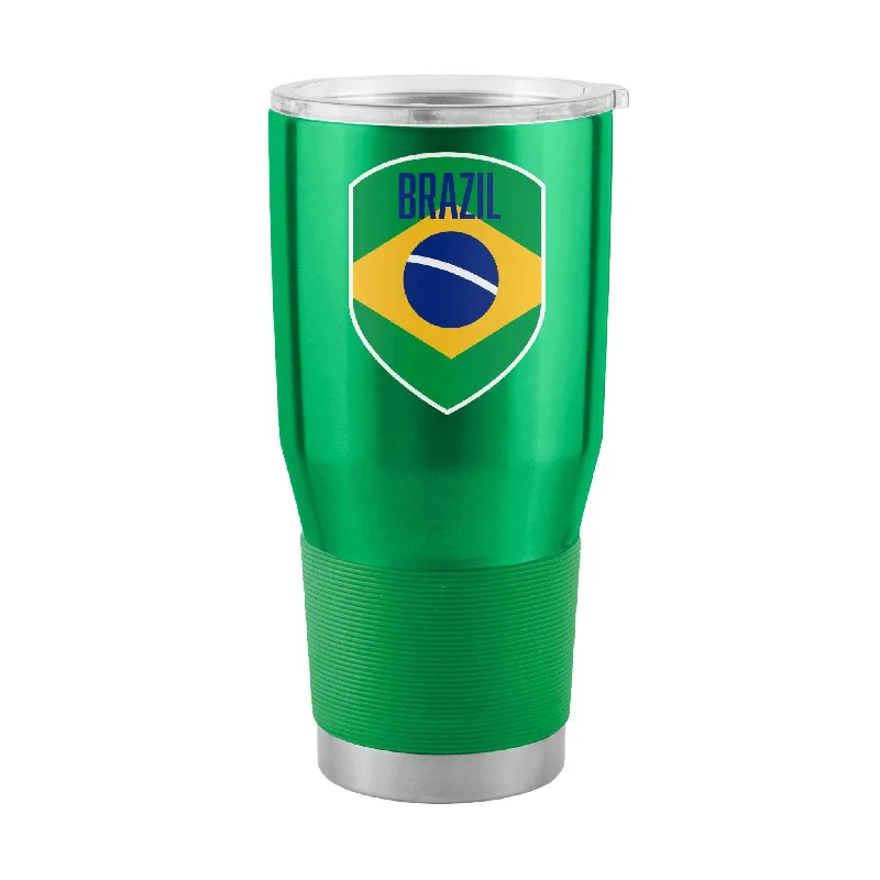 Double-Walled Team Mug-Brazil 30oz Gameday Stainless Tumbler