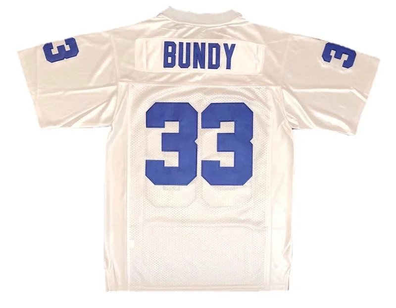 Football Stadium Edition Jersey-Al Bundy #33 Polk High Jersey White