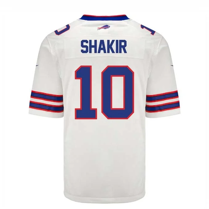 Modern Football Jersey-B.Bills #10 Khalil Shakir Game Jersey - White Football Jerseys