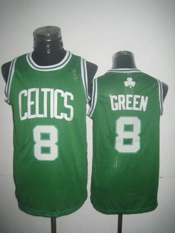 Basketball Road Game Jersey-Celtics 8 Green Green New Revolution 30 Basketball Jerseys