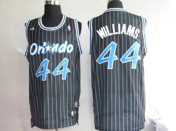 Major League Basketball Jersey-Magic 44 Jason Williams Black Basketball Jerseys