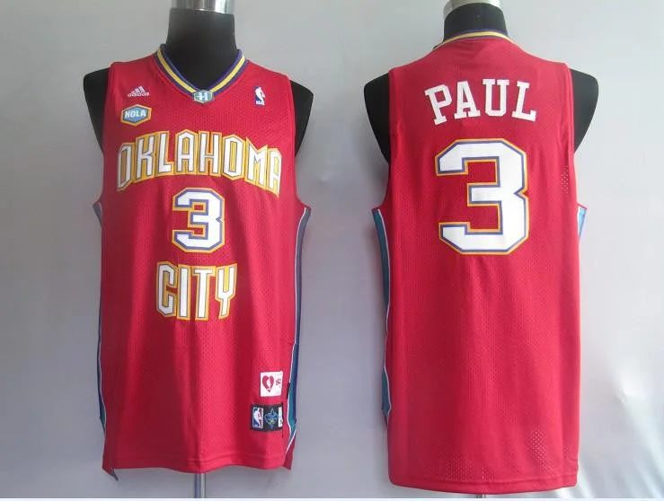 Basketball Fashion Trend Jersey-Hornets 3 Chris Paul Red Basketball Jerseys