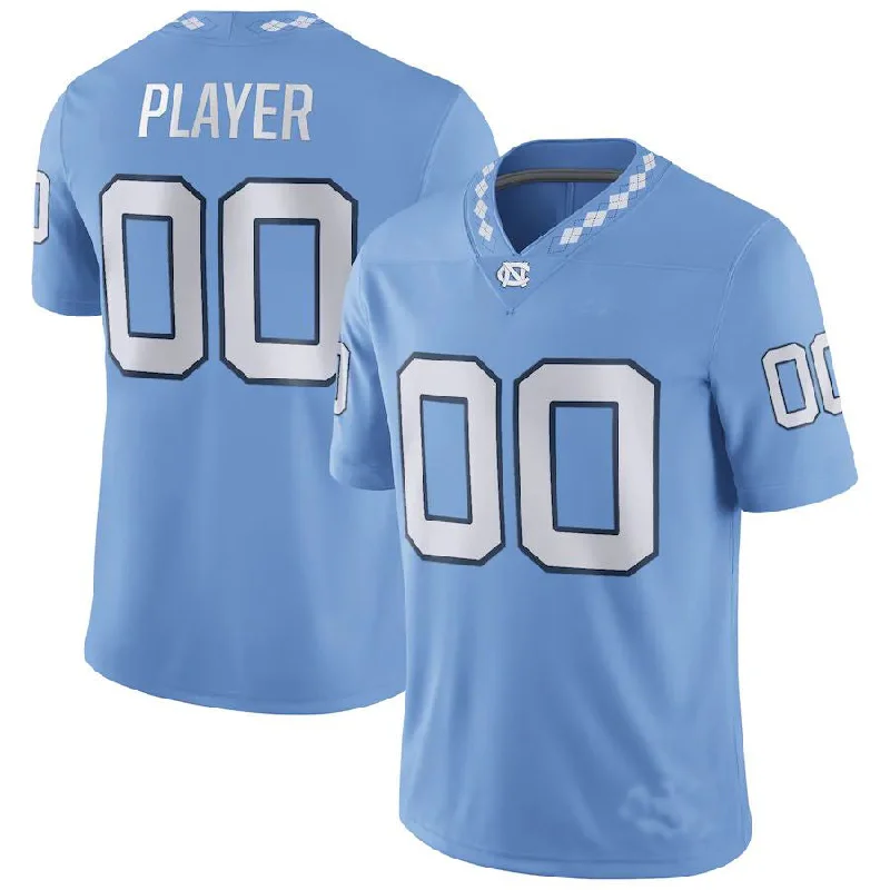 Football Tradition Jersey-Custom N.Carolina Tar Heels Jordan Brand Pick-A-Player NIL Replica Carolina Blue Football Jersey American Stitched College Jerseys