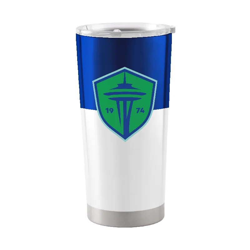 Color Changing Team Mug-Seattle Sounders 20oz Colorblock Stainless Steel Tumbler