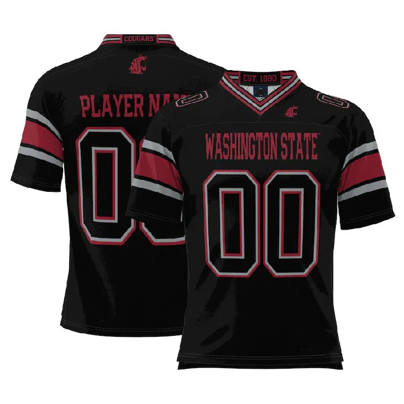 Football Icon Jersey-Custom W.State Cougars ProSphere NIL Pick-A-Player Football Jersey Black Stitched American College Jerseys