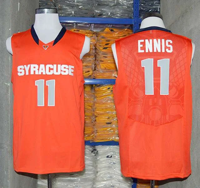 All-Star Basketball Jersey-Syracuse Orange 11 Tyler Ennis Orange Basketball Jerseys