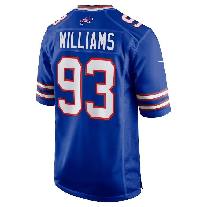 Exclusive Football Jersey-B.Bills #93 DeShawn Williams Game Jersey - Royal Football Jerseys