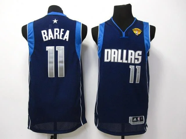 Basketball Scorer Jersey-Mavericks 11 Barea Dark Blue 2011 Fianls Basketball Jerseys