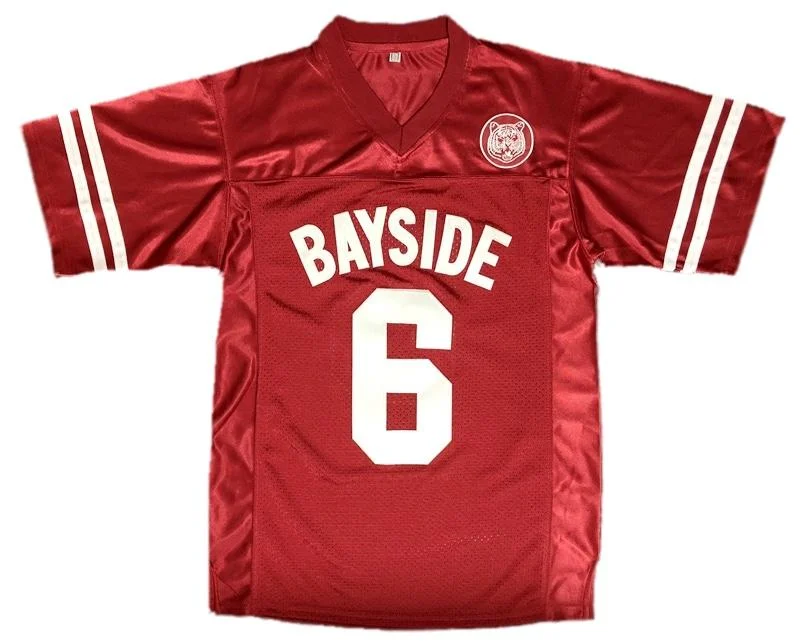 Personalized Football Jersey-AC Slater Bayside Football Jersey