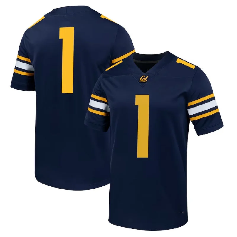 Little League Football Jersey-#1 C.Bears Untouchable Football Jersey – Navy American College Jerseys