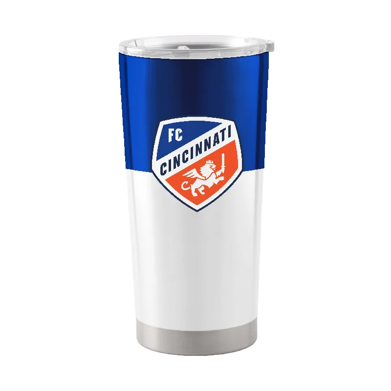 Minimalist Team Mug-FC Cincinnati 20oz Colorblock Stainless Steel Tumbler