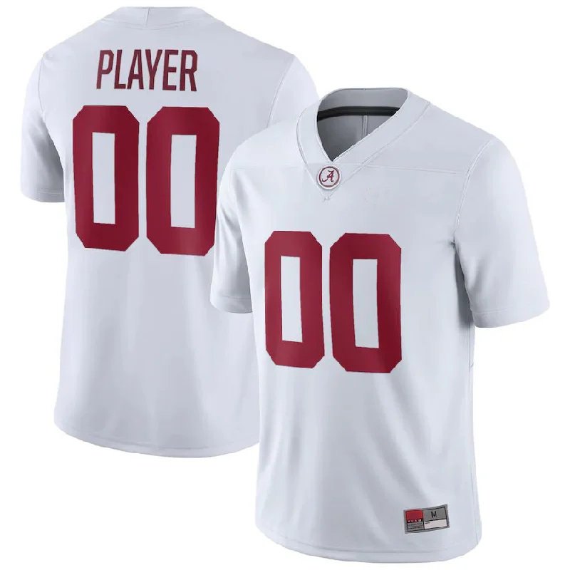 Gold Football Jersey-Custom A.Crimson Tide Pick-A-Player NIL Replica Football Jersey White American Stitched College Jerseys