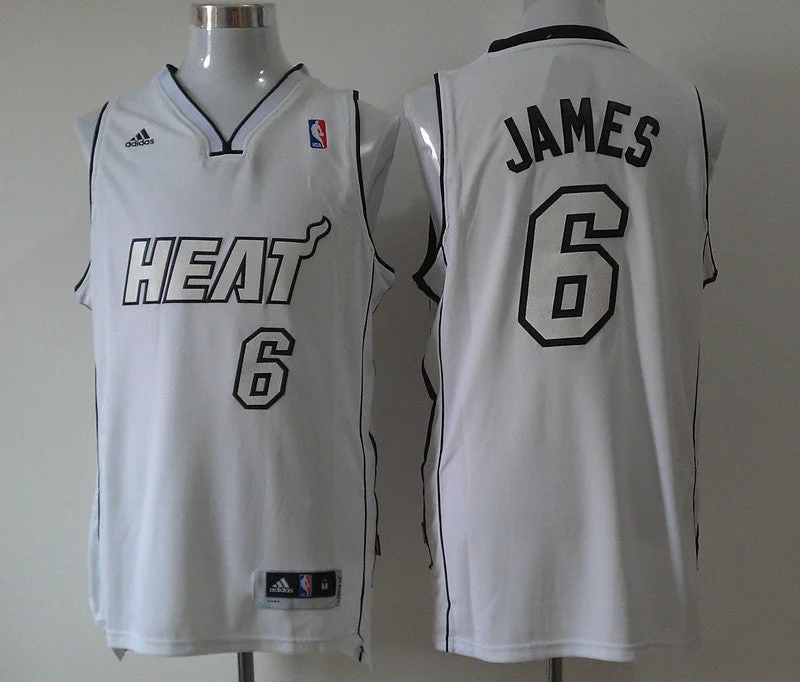 Sports Basketball Jersey-Heat 6 James White New Revolution 30 Basketball Jerseys