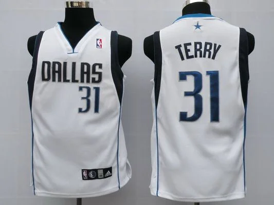 Authentic Basketball Jersey-Mavericks 31 Jason Terry White Basketball Jerseys