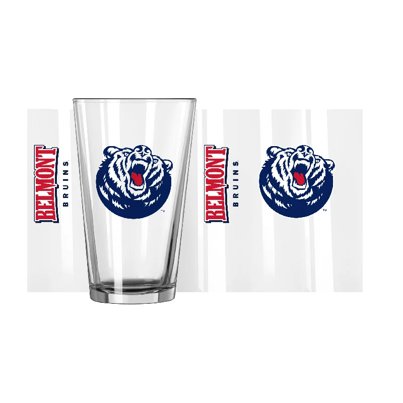 Marketing Team Mug-Belmont University 16oz Gameday Pint Glass