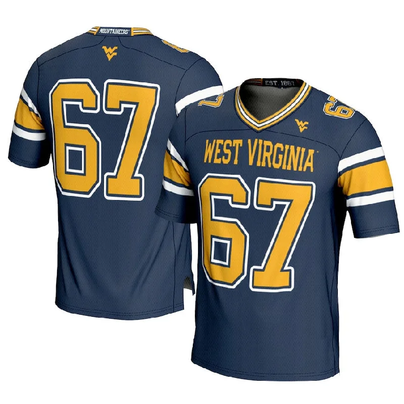 Home Game Football Jersey-#67 W.Virginia Mountaineers GameDay Greats Football Jersey - Cardinal American College Jerseys