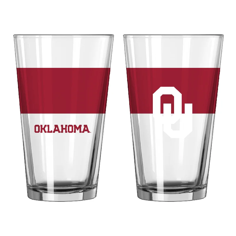 Youth Group Team Mug-Oklahoma 16oz Colorblock Pint Glass