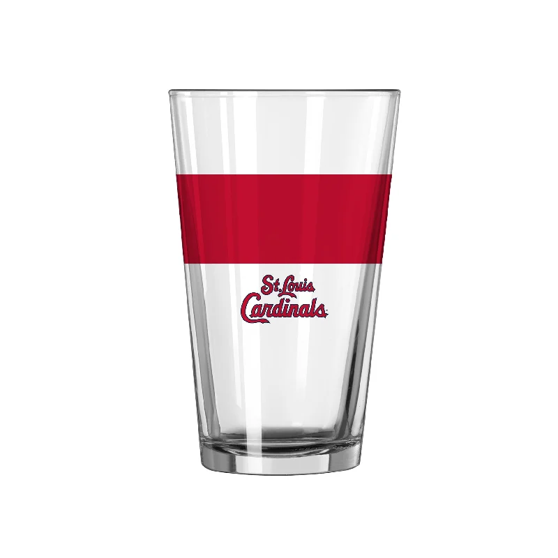 Charity Team Mug-St. Louis Cardinals 16oz Colorblock Pint Glass