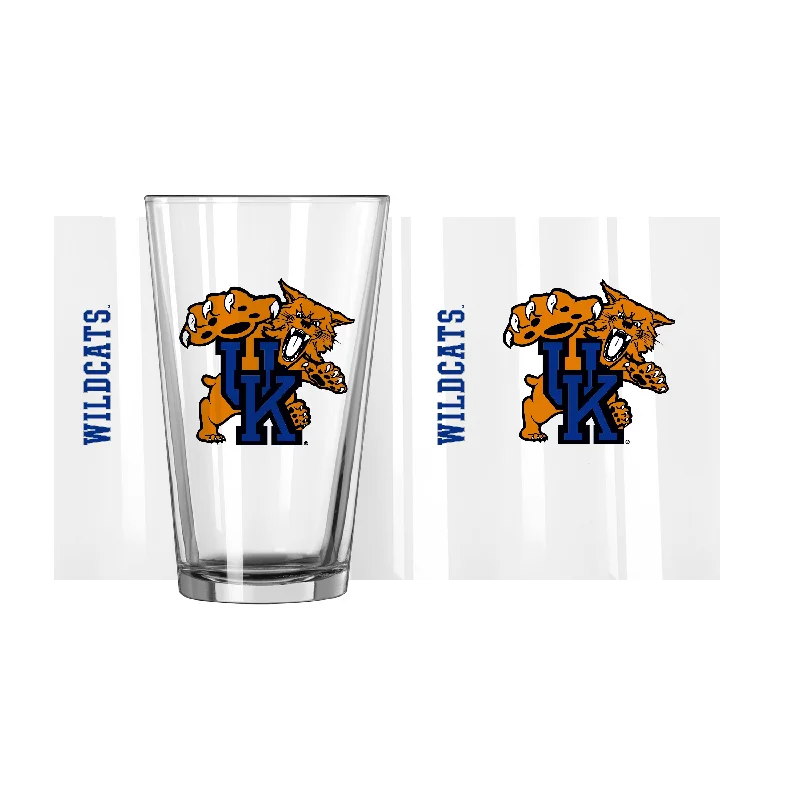 Bridesmaids Team Mug-Kentucky Wildcat Logo 16oz Gameday Pint Glass