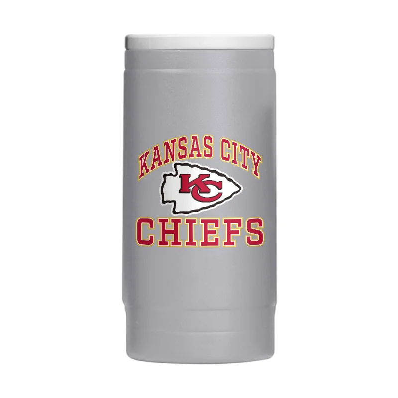 Volunteer Team Mug-Kansas City Chiefs 12oz Athletic Powder Coat Slim Can Coolie