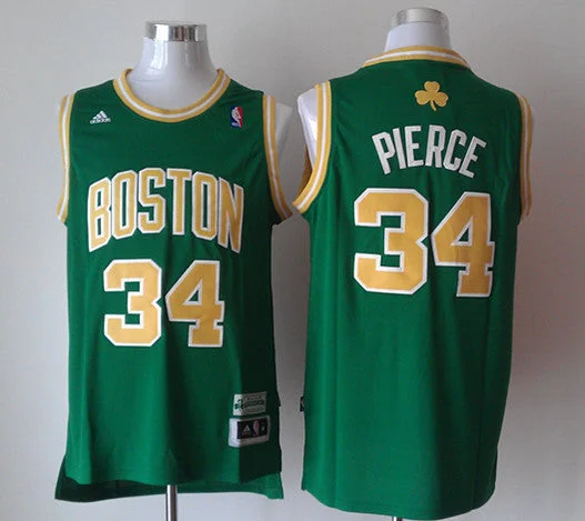 Basketball Game Night Jersey-Celtics 34 Pierce Green New Revolution 30 Basketball Jerseys