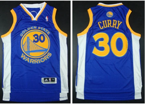 Streetwear Basketball Jersey-Warriors 30 Curry Blue AAA Basketball Jerseys