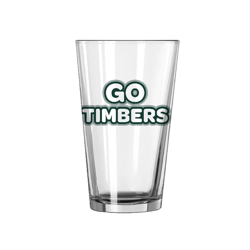 Travel Team Mug-Portland Timbers 16oz Bubble Pint Glass