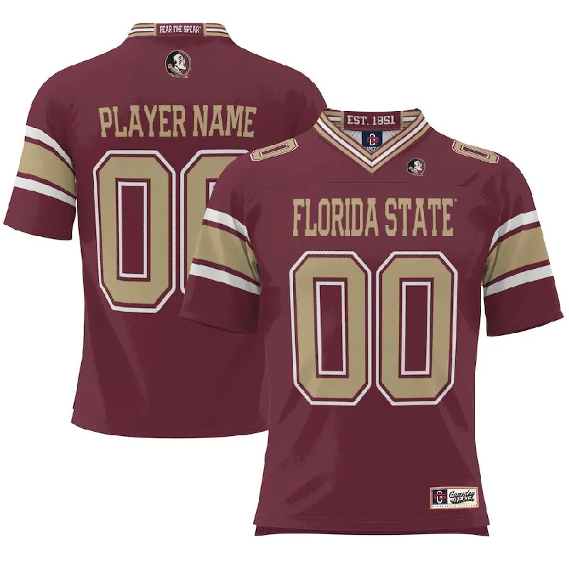 Quick-Dry Football Jersey-Custom F.State Seminoles ProSphere NIL Pick-A-Player Football Jersey American Stitched College Jerseys