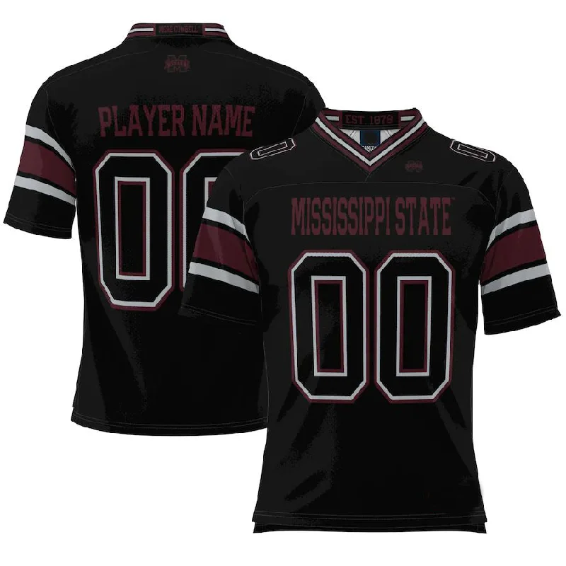 Friendship Football Jersey-Custom M.State Bulldogs ProSphere NIL Pick-A-Player Black Football Jersey American Stitched College Jerseys