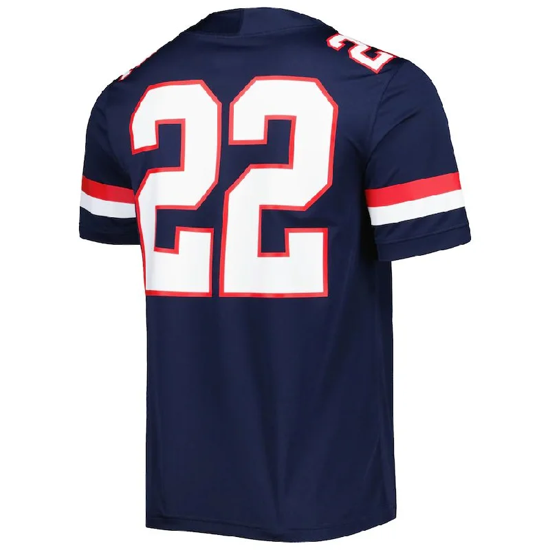 Super Bowl Football Jersey-#22 A.Wildcats Untouchable Football Jersey Navy Stitched American College Jerseys