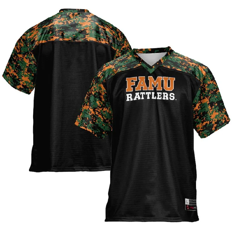 Football City Jersey-F.A&M Rattlers Football Jersey Black Stitched American College Jerseys